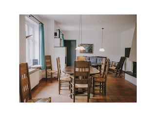 Der offene Wohn- und Essbereich