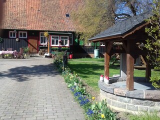 Einfahrt zur Ferienwohnung