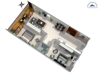 Vakantieappartement Winterberg Grondplan 42