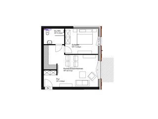 Grundriss Wohnung 5