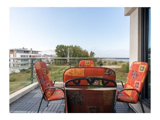 Balkon mit Meerblick