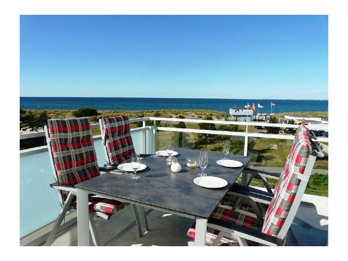 Balkon mit Meerblick