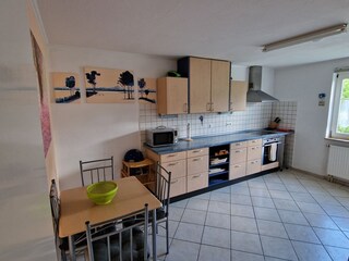 Hauptküche im Erdgeschoss