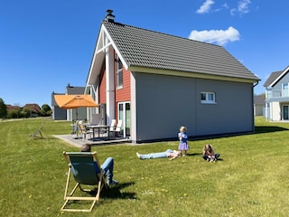 viel Platz um das Haus herum