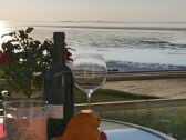 Der Meerblick vom Balkon der FeWo im Strandpalais