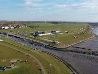 Strandbereich von oben