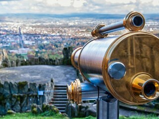 Von hier aus haben Sie einen traumhaften Blick über die Stadt