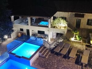 Villa Dvori Stipanovi with heated Pool and Jacuzzi - Duge Njive - image1