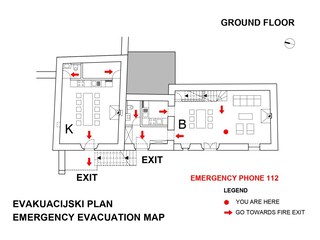 Villa Žminj Plano de planta 40
