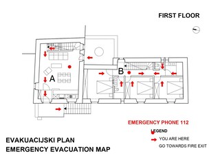 Villa Žminj Plano de planta 41