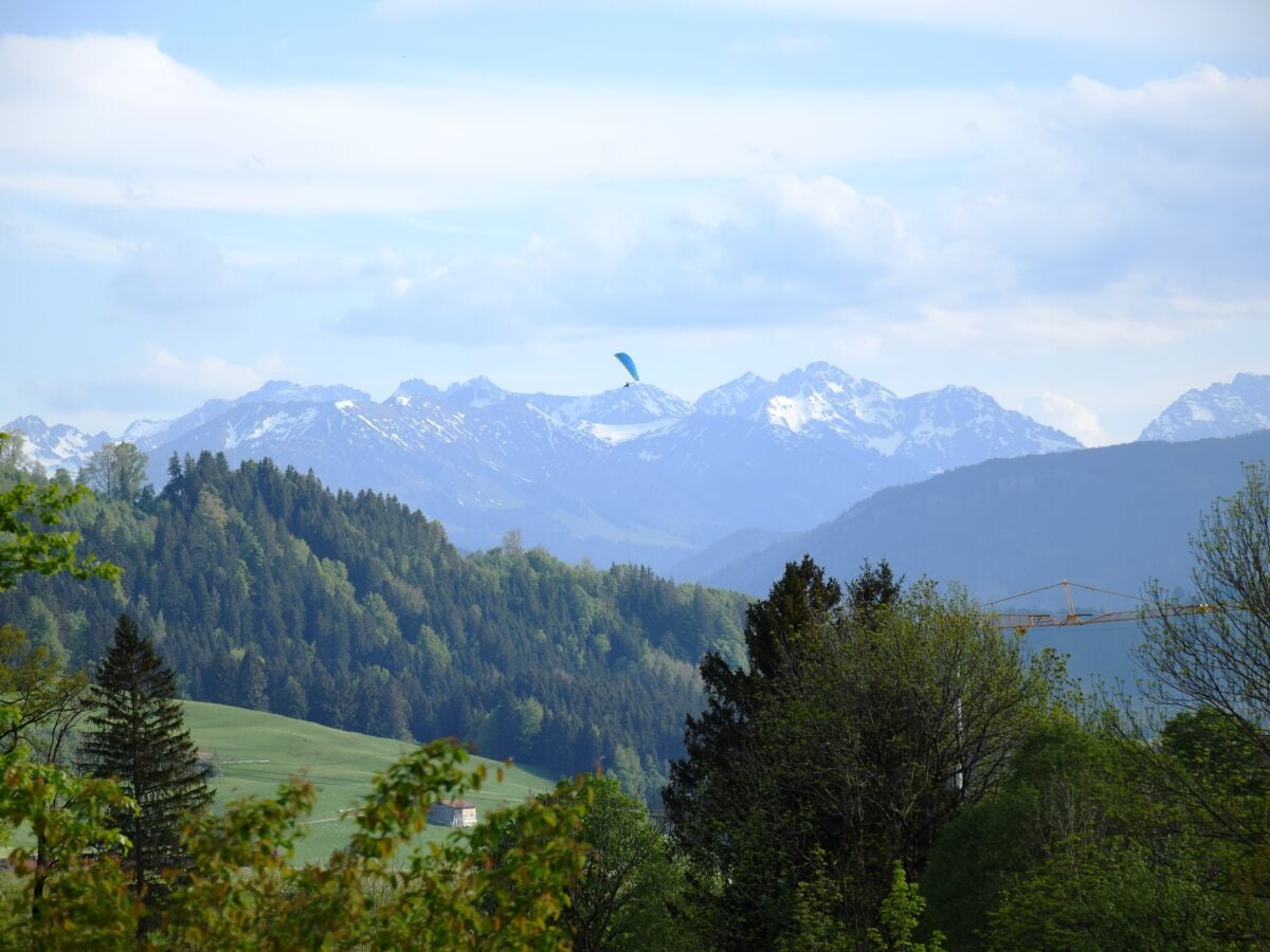 Alpenblick vom Balkon