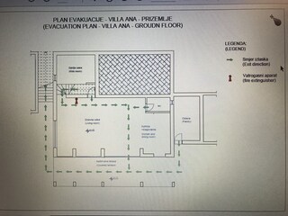 Villa Omiš Pianta del piano 41