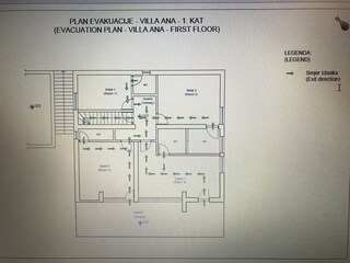 Villa Omiš Pianta del piano 42