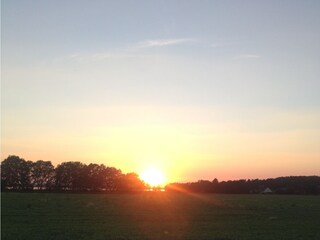 Sonnenuntergang Ferienhaus am Jungfernberg