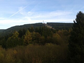Blick aus dem grossen Dachflächenfenster Wohnbereich
