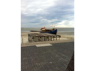 Gestrandetes Schiff am Nordstrand