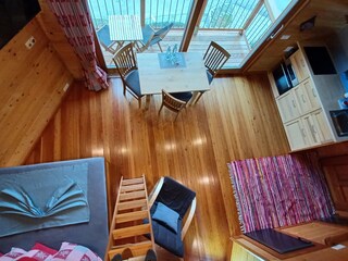 Traum-Chalet Wohnraum - Murmeltier Höhlen Blick