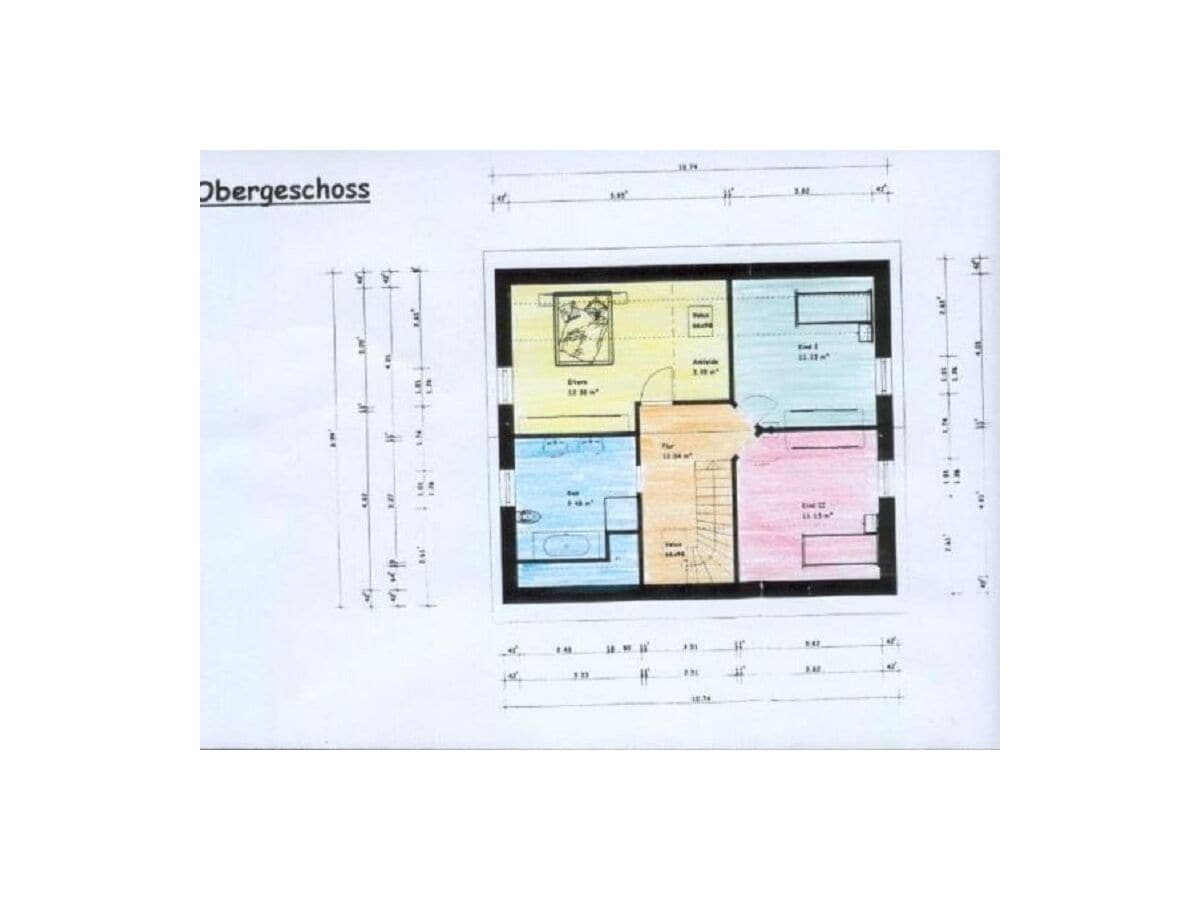 Plan Obergeschoss