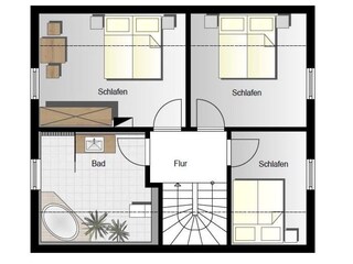 Vakantiehuis Alpirsbach Grondplan 41