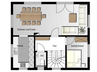 Vakantiehuis Alpirsbach Grondplan 43