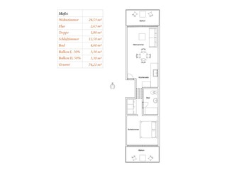 Ferienwohnung Norddeich Grundriss 41