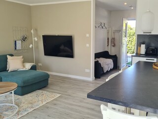 Living room with TV and WiFi