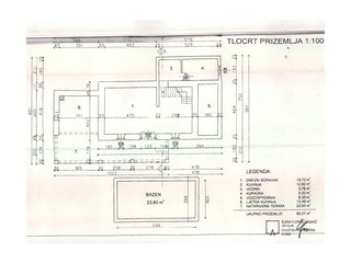 Casa de vacaciones Cerovlje Plano de planta 31