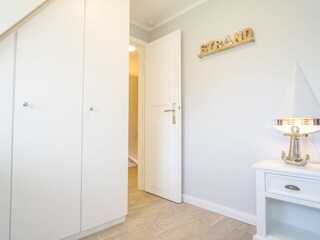 Das Einzelschlafzimmer im Obergeschoss