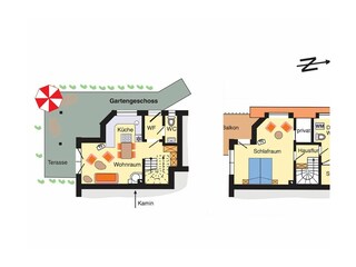 Ferienwohnung Wustrow Grundriss 21