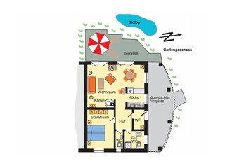 Ferienwohnung Wustrow Grundriss 24