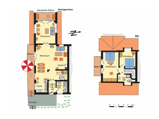 Ferienwohnung Wustrow Grundriss 44