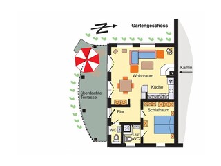 Ferienwohnung Wustrow Grundriss 18