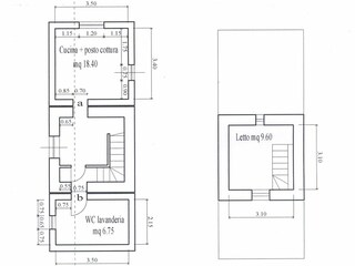 Casa per le vacanze Santa Fiora Pianta del piano 39