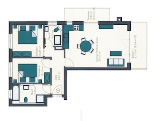 Appartamento per vacanze Oberstdorf Pianta del piano 31