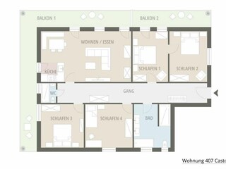 Appartement de vacances Oberstdorf Plan d'étage 27