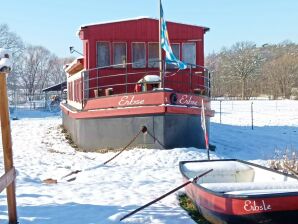 Maison de vacances Filmschip "Erbse" - buitengewoon woonboot op het land
