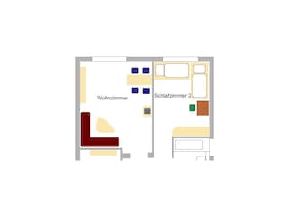 Ferienwohnung Burg auf Fehmarn Grundriss 21