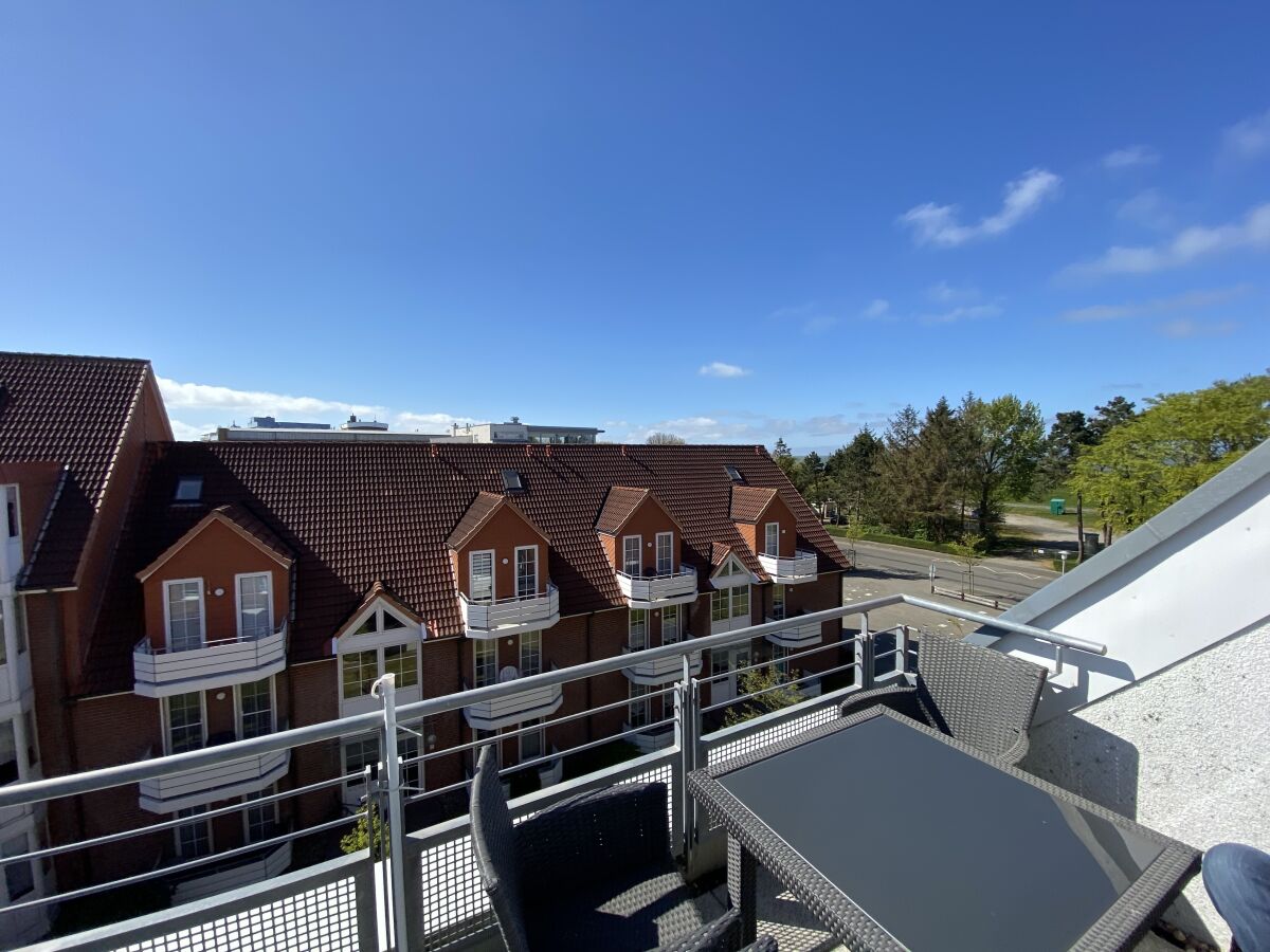 Süd-West Balkon mit seitlichem Nordseeblick