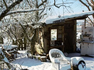 Garten im Winter