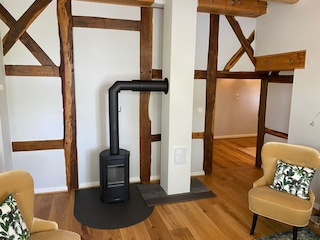 Turmzimmer mit Ofen
