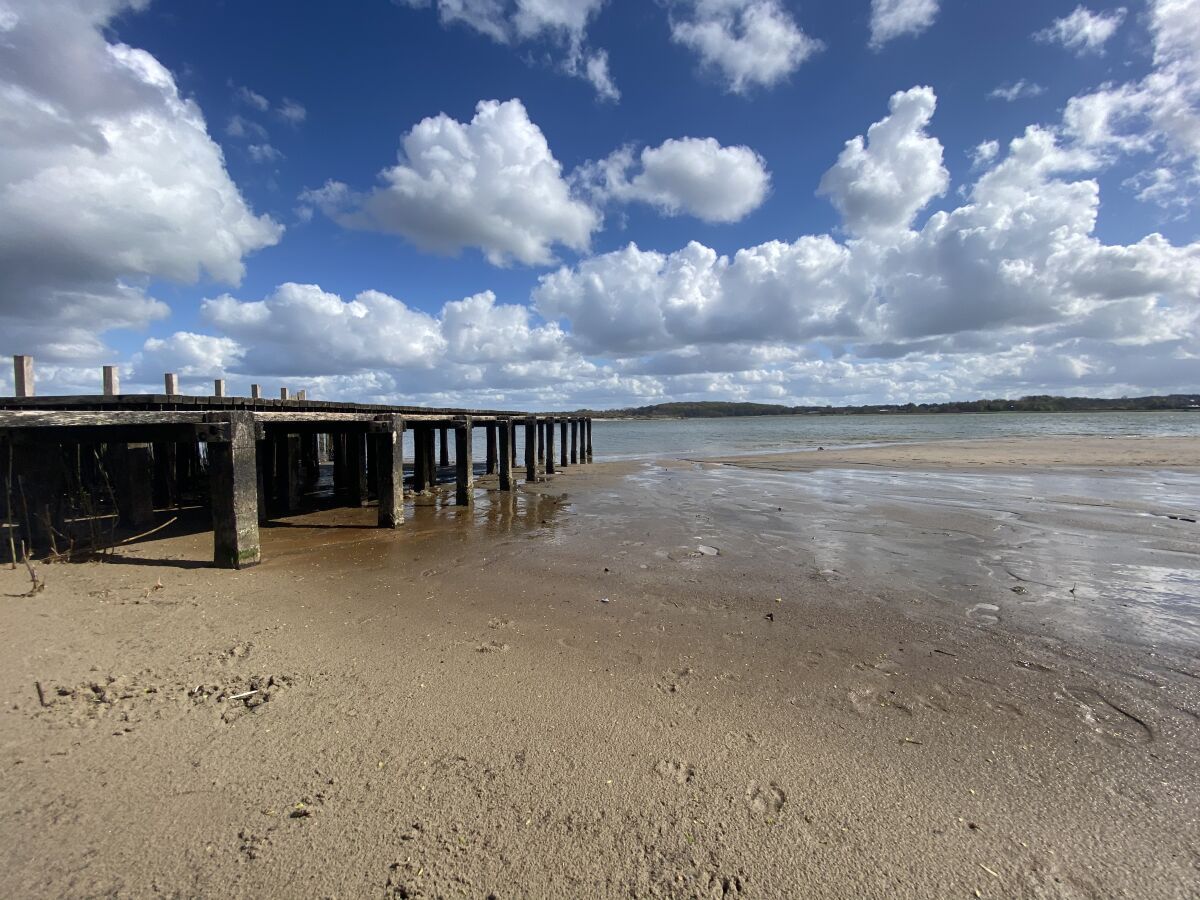 Schlei bei wenig Wasser