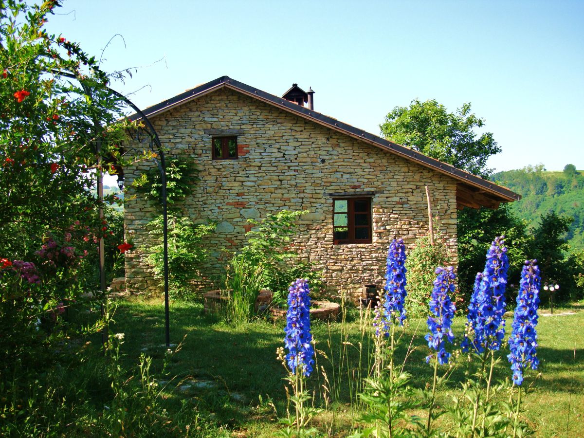 Vacation house in early summer