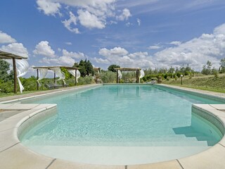 Swimming pool with crystal clear water