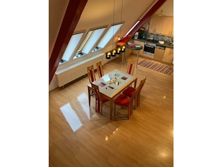 Essbereich mit Küche