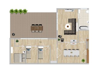 Appartamento per vacanze Burg auf Fehmarn Pianta del piano 23