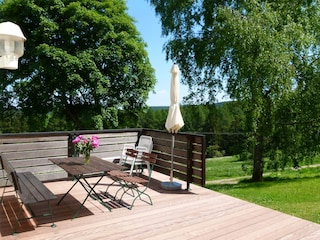 Terrasse im Erdgeschoss