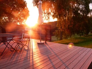 Terrasse im Erdgeschoss