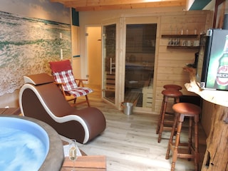 Sauna, gehört nicht zur Fewo Kapitän