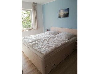 Schlafzimmer 1 Wohnung Wattenmeer