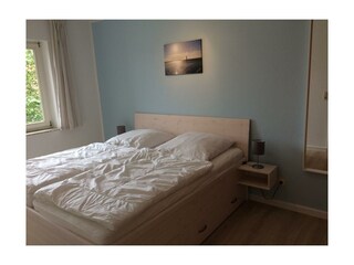 Schlafzimmer 1 Wohnung Wattenmeer